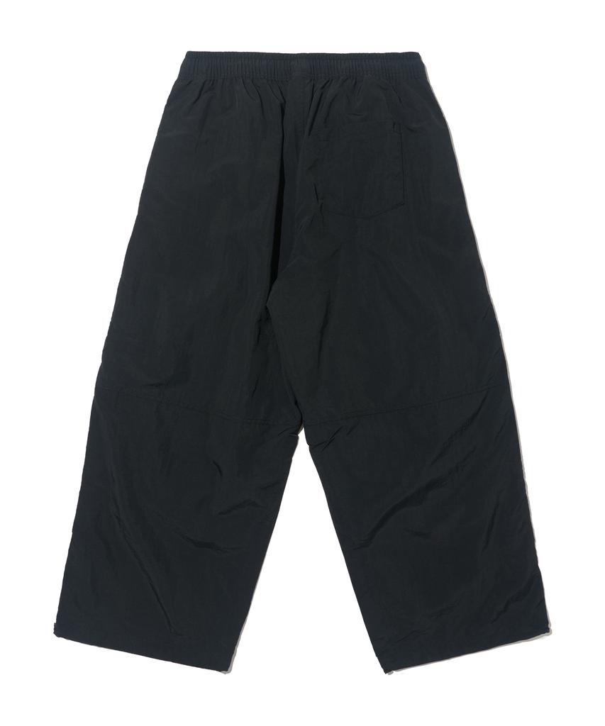 OTHERFITS Side Zipper Nylon Balloon Pants (Black)
