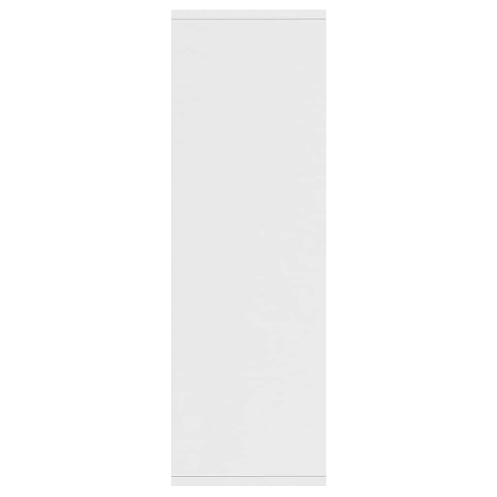 Bookshelf Sideboard White 50 X 25 X 80 Cm Engineered Wood