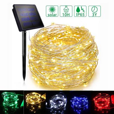 20M 200LED Solar String Lights Outdoor Waterproof Solar Lights with Solar Panel for Garden Yard Patio Lawn Wedding Garden