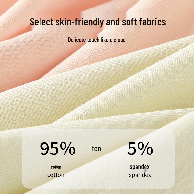 Odifen Women's High-Waist EBM Sterilized Cotton Briefs - 4 Pack