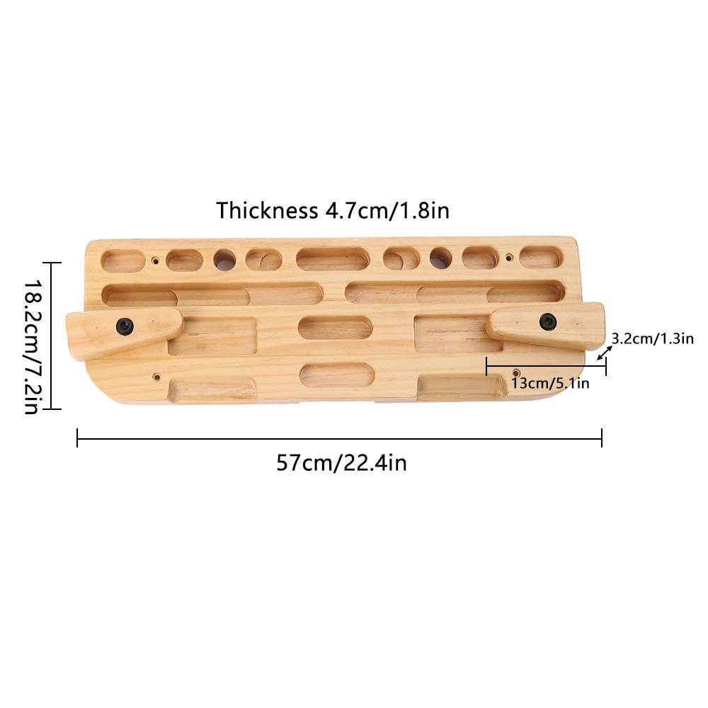 Climbing Grip Trainer Hangboard Rock Climbing Wall Climbing Grips Fingerboard for Effective