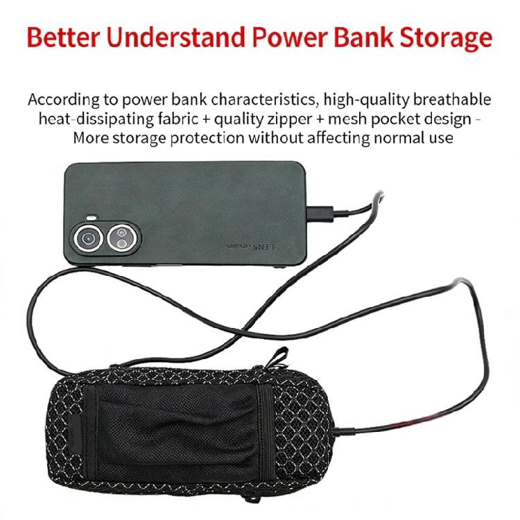 Sleekly Design Storage Bag For CoolTech No.15 Ultra/A1695 Powerbank Pouch Suitable For Daily Use Outdoor Excursions Travel