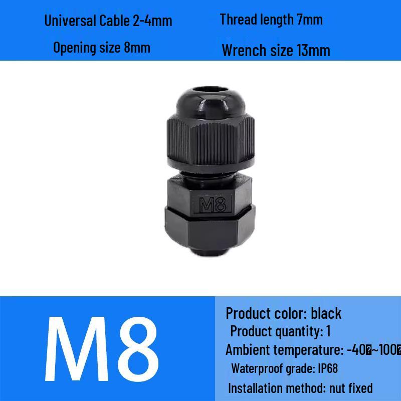 M Series Waterproof Nylon Cable Gland Connector
