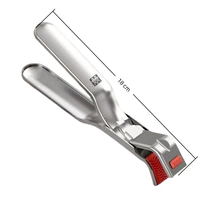 Anti Scalding Pan Gripper Non-slip Ergonomic Grip 1Pc Hot Bowl Holder Dish Clamp for Home Cooking Baking