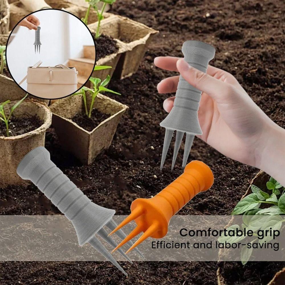 2pcs Manual Soil Aerator 3D Printed Manual Cultivator Gardening Digging Fork  Flowerpots