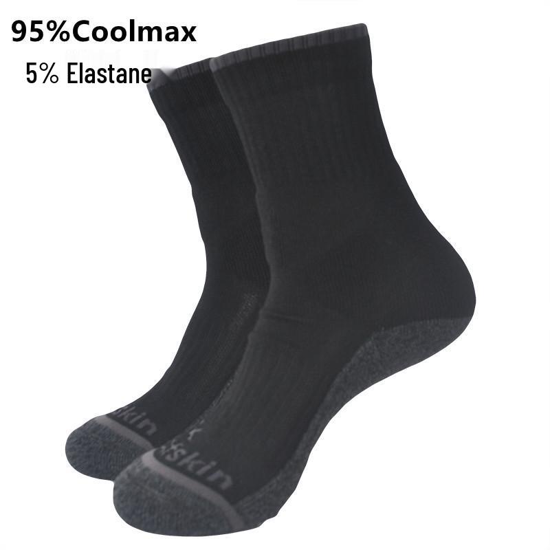 Kalın Havlu Tabanlı Dış Mekan Hızlı Kuruyan Coolmax Yürüyüş Çorapları