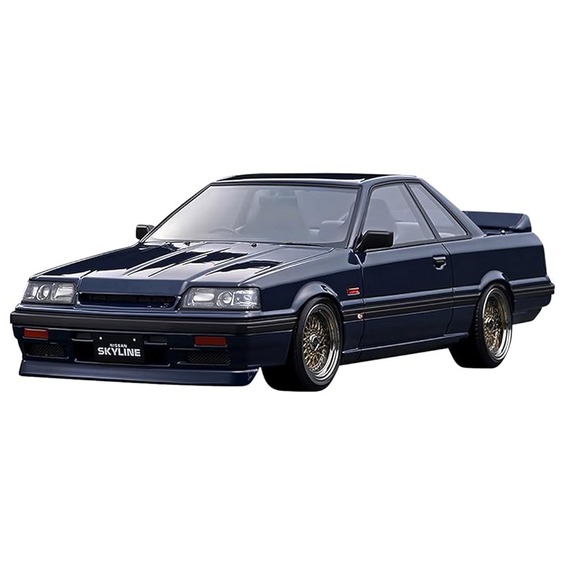 

модель зажигания 1/18 nissan Skyline GTS-R (R31) Синий Черный Готовый продукт