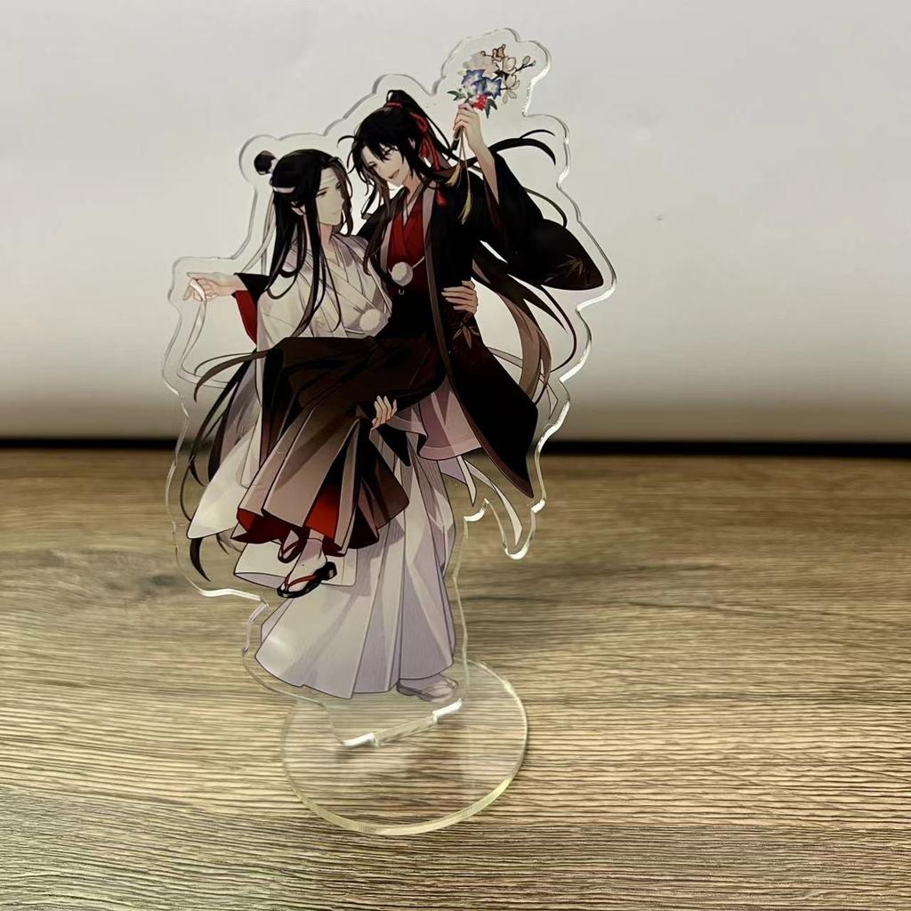 Mo Dao Zu Shi Action Figure Acrilica Wei Wuxian Lanwangji Modello Standing Matrimoniale Decorazione Perfetta per Scrivania Per Fan di Anime
