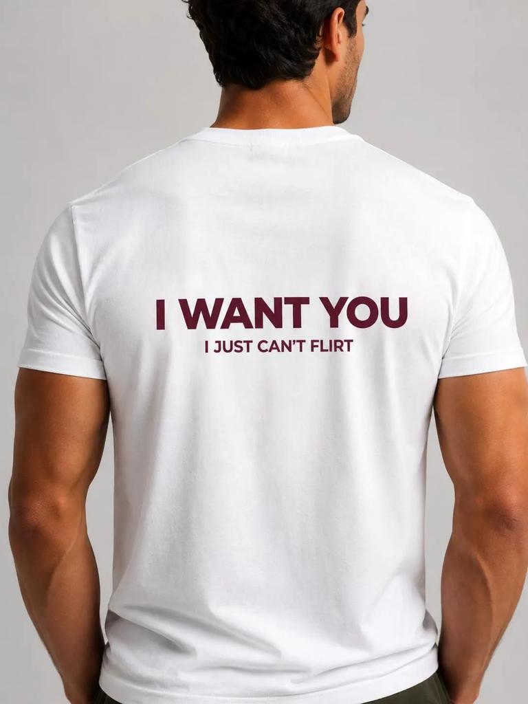 I Miss You I Cant Wear The Flirtatious Tshirt The Tshirt With An Introverted Style Print Its A Casual Streetwear Style