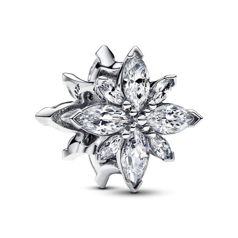 

PANDORA Pandora Shining Wishing Star String Ornament Half Claw Inlaid Olive Spotlight Gift Silver-free size