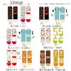 Kyosuke Crew Smooth Sizes Set of 2 Pairs Socks, Socks, Camellia/Strawberry, Black, Pink, 23-25cm,