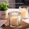 Transparent Glass Cloche Candle Holder with Lid - Aromatic Diffuser Cover for Flameless Candles