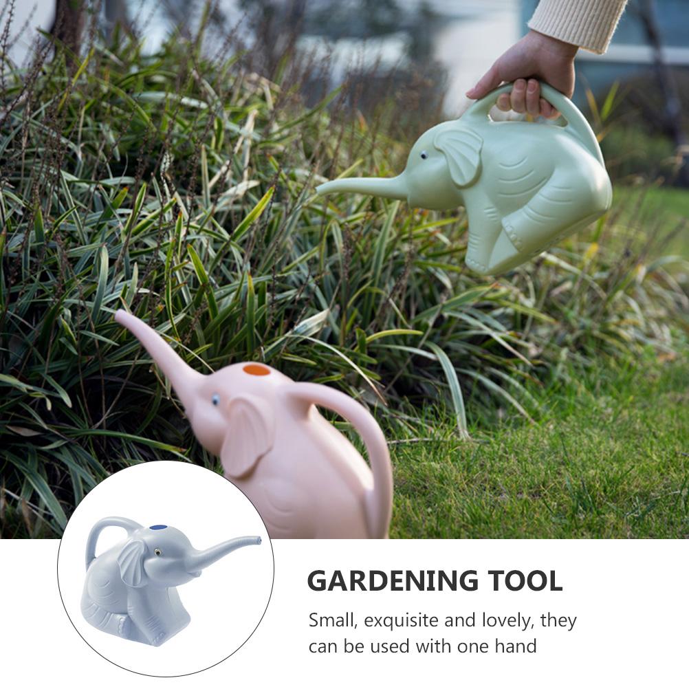 3 Stück Gießkanne Elefantenform PVC Klein Glatt Langlebig Wiederverwendbar Aufbewahrung Gartenwerkzeug Sprühkanne Topfpflanze