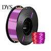 Object Printing Material Three-Color Gradient Silk PLA Filament, 1.75mm 1Kg Spool, Shiny Multicolor 3D Printer Filament for DIY Figurines Models