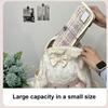 Modern Jewelry Storage Solution Foldable Canvas Travel Organiser With Divided Sections Elegant Accessory Bag