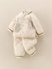 Baby Boys' Autumn/Winter Quilted Cotton Two-Piece Set: Warm Jacket and Pants