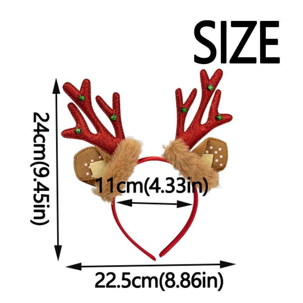 2/3pcs Cute Christmas Headband Creative Antler Headdress Deer Headbands  Hair Accessories