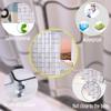 Waterproof Bath Curtains With Hooks Shower Curtain 180cm X 180cm For Families Apartments Dormitories Hotels
