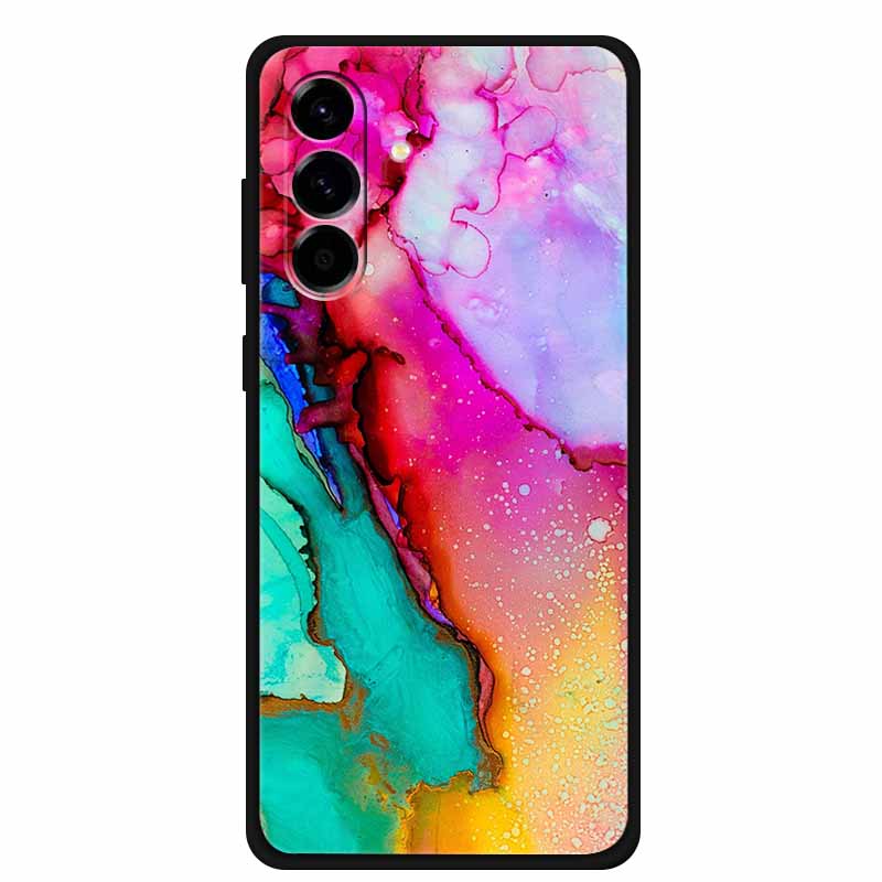 Custodia per Telefono per Samsung Galaxy S26 Custodia Nera in Silicone TPU Cover Posteriori per GalaxyS26 S 26 Custodia SamsungS26 Morbidi Paracolpi Protettivi