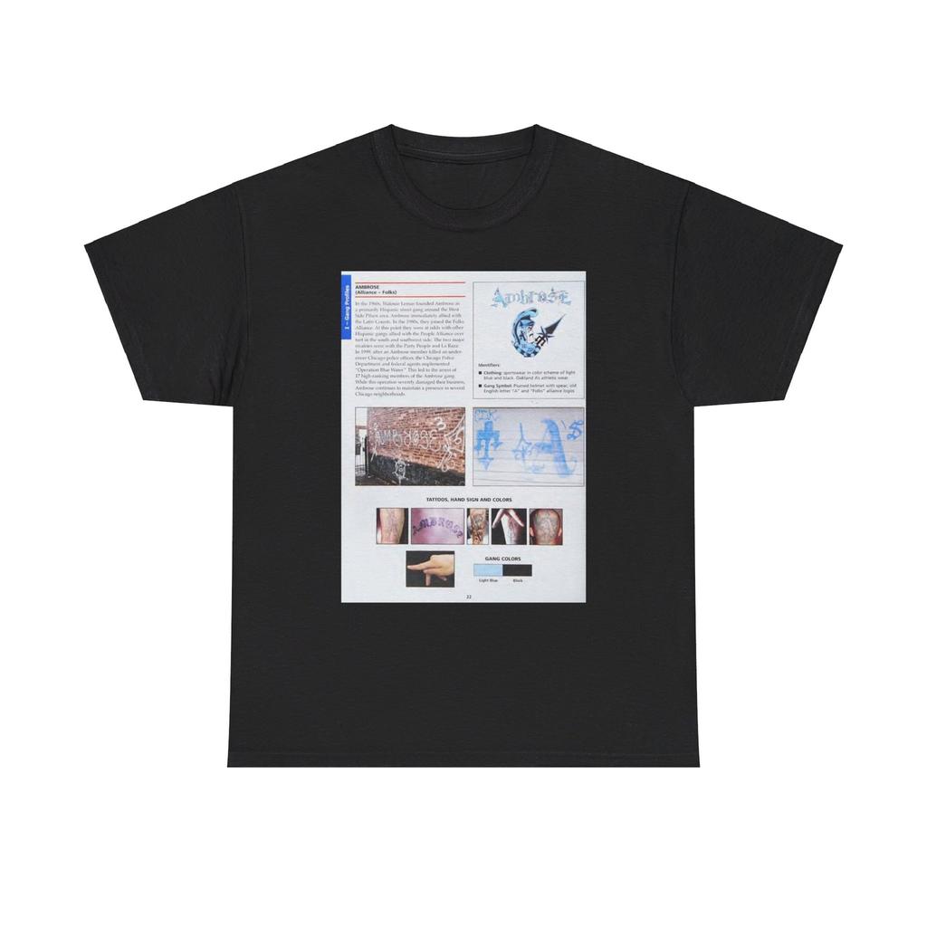 The Chicago Gang Book Page 22 - Ambrose Identifiers - T-Shirt