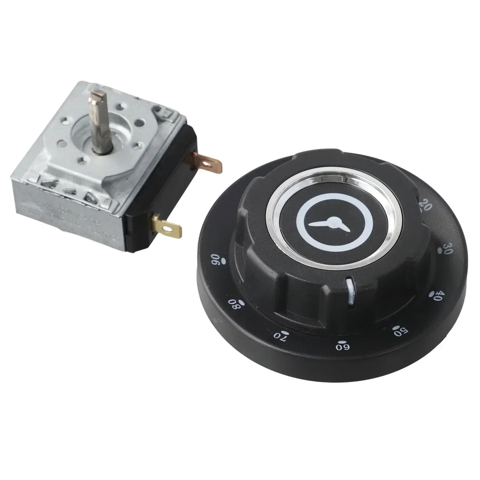 Adjustable Timer Bell Timer Switch Cooking Preparation Adjustable Cooking Timer Knob Accessory 120 Minute Timer 60 Minute Timer