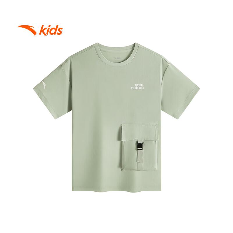 Anta Kids Boys  Breathable Casual Crew Neck Short Sleeve T-Shirt A52526104 120