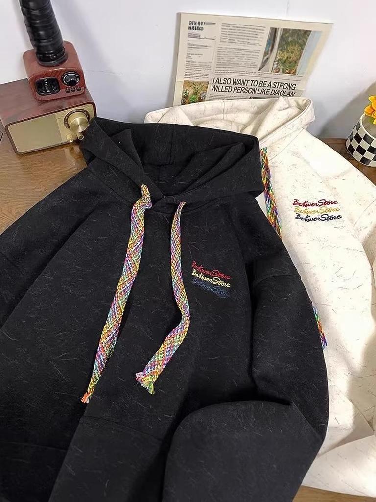 Japansk Harajuku Mångsidig Huvtröja - Trendig, Konstnärlig och Moderiktig.