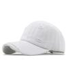 Retro Personality Old Ripped Baseball Cap Men Ins Summer Tide Hip Hop Versatile Soft Top Curved Brim Shade Cap Women