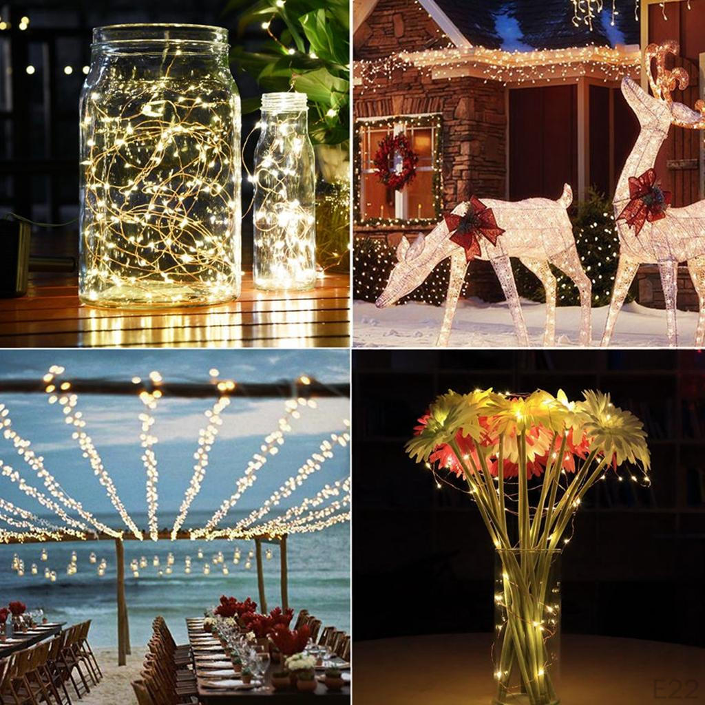 LED Fairy String Light 3/4/5M Copper Wire Strip Holiday Lights Party Decor
