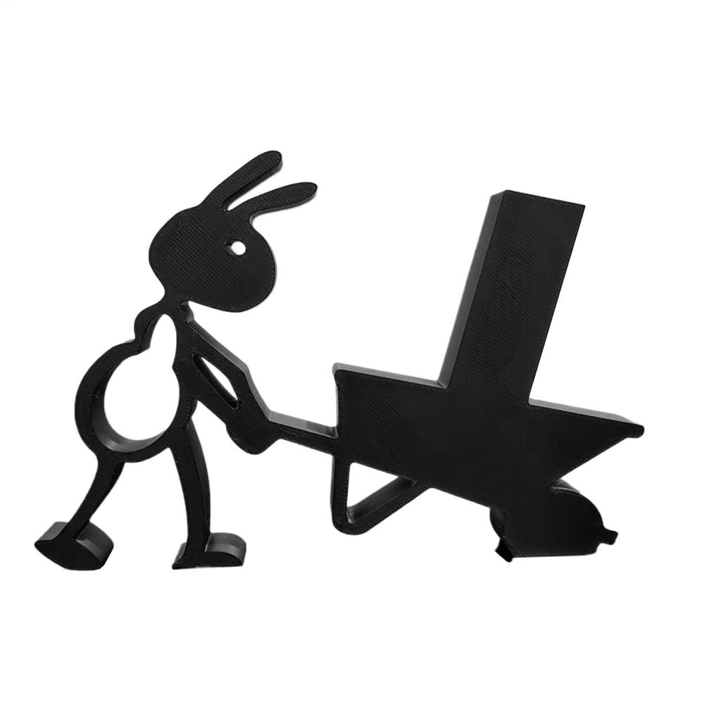 Ant Shaped Toilet Paper Holder In Matte Black, Cute Napkin Dispenser for Bathroom Kitchen RV and Home Decor Supplies