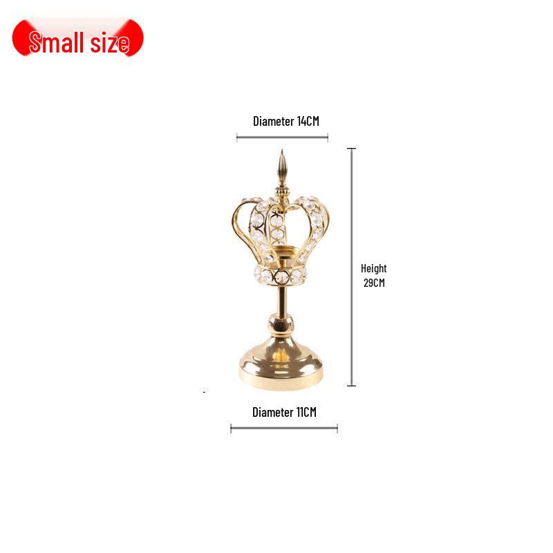 Европейский Хрустальный Подсвечник для Столовой и Декора