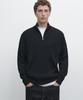 Masimodutti Zipper Detail Turtleneck Knit Sweater