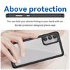 For Samsung Galaxy M55 5G/C55 5G/F55 5G Case TPU Frame Clear Acrylic Protective Phone Cover
