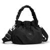 Geraffte Zugbeutel-Tasche mit gerafftem Griff Abnehmbarer Riemen Nylon Umhängetasche für den lässigen Alltag