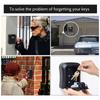 4 Digit Combination Key Storage Box Password Security Code Waterproof Design Secret Box Zinc Alloy Material Metal Construction