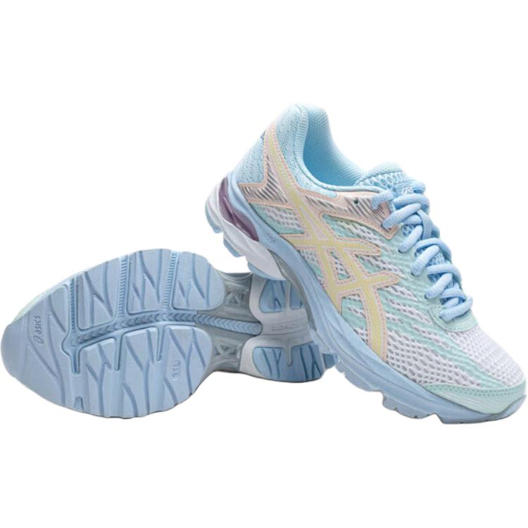 Asics Gel-Flux 4 Fabric Comfortable Lightweight Breathable Durable Fashionable Vitality Casual Physical Test Low-Top Kids Running Shoes 1014A321-103