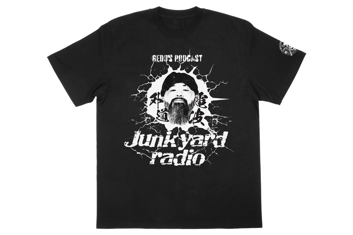 

New Japan Pro-Wrestling Gedo Junk Yard Radio T-Shirt, Small, 6566103731