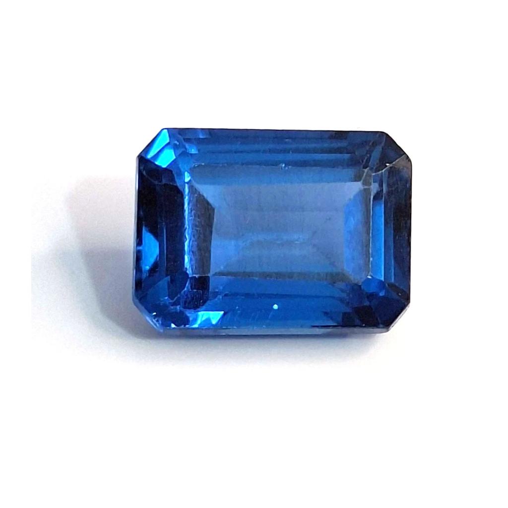 Beautiful Natural Blue Color Sapphire 6-8 Ct Emerald Cut Certified Gemstone