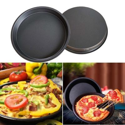 Round Oven Bakeware Kitchen Deep Dish Pizza Pan Tray Mold Plate