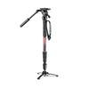 Manfrotto Element MII Video Monopod with Fluid Video Head, Aluminium 4-Section, Red (MVMELMIIA4LIVE)