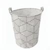 Foldable Waterproof Cotton Linen Storage Basket for Laundry