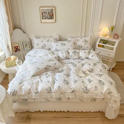 Tatami Lace Four-Piece Bedding Set