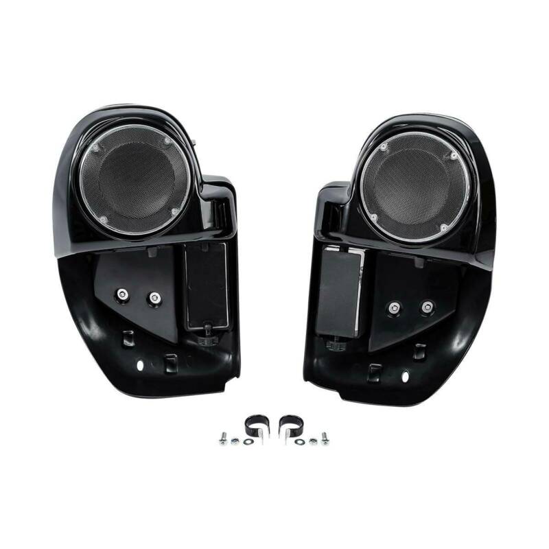 Motorcycle Lower Vented Fairing 6.5" Speaker Box Pod For Harley Touring Electra Glide FLHTK FLHX FLTRX 2014-2024