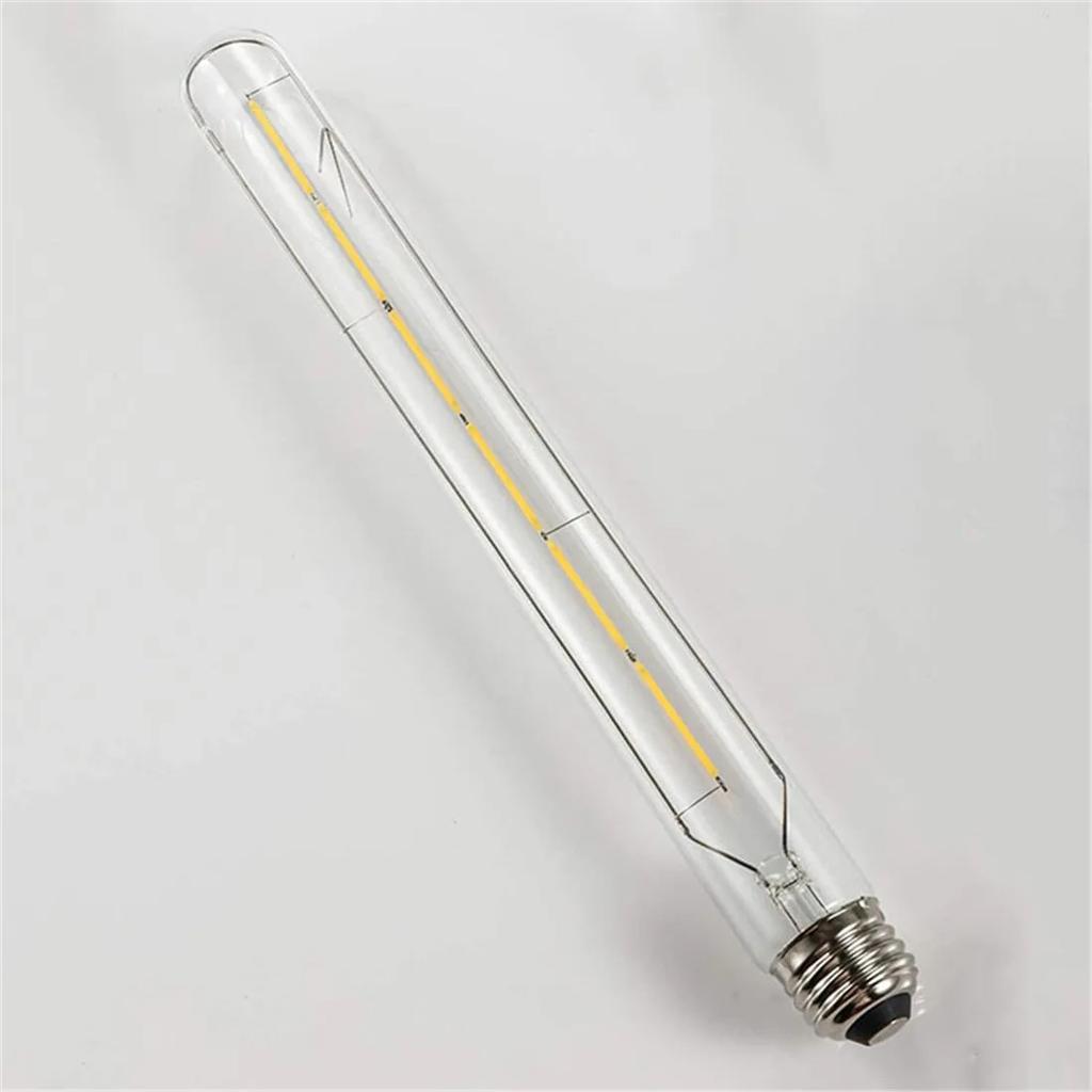 Vintage 110V 220V 6W T300 LED Filamentpære 2700K varmhvit 6000K kaldhvit Lang Rørformet E27 Edison Lyspære 120V 240V Lys