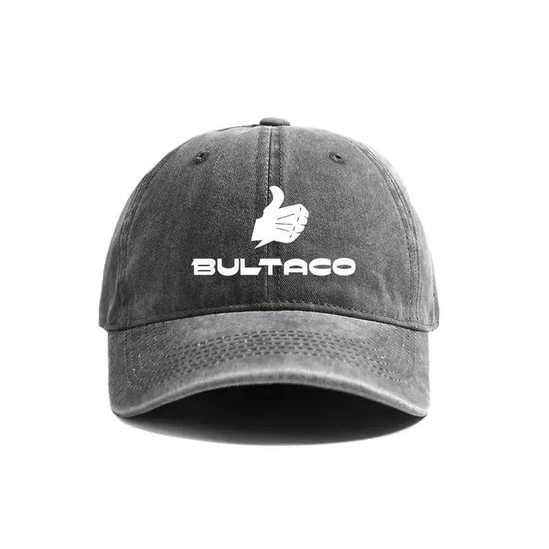 Bultaco Cemoto Motorcycles Baseball Caps Distressed Hats Cap Men Women Retro Outdoor Summer Adjustable Bultaco Hats