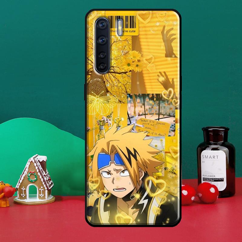 

Чехол Denki Kaminari My Boku No Hero Academia для OPPO A5 A9 A31 A53 2020 A53S A1K A3S A5S A15 A52 A72 A83 A91 A54 A74 A94 Coque OPPO Reno5 Lite
