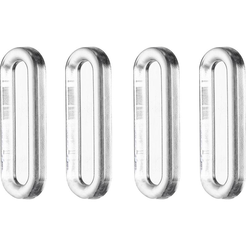 

4 шт. Самоклеящаяся ручка для раздвижной двери Прозрачный пластик Мягкая ПУ ручка для двери Кухонный шкаф Стеклянная раздвижная дверь Ручка для ящика