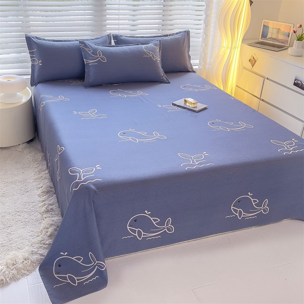 Warm and Comfortable Bed Sheets, Skin-friendly, All-season Dormitory Bed Sheets