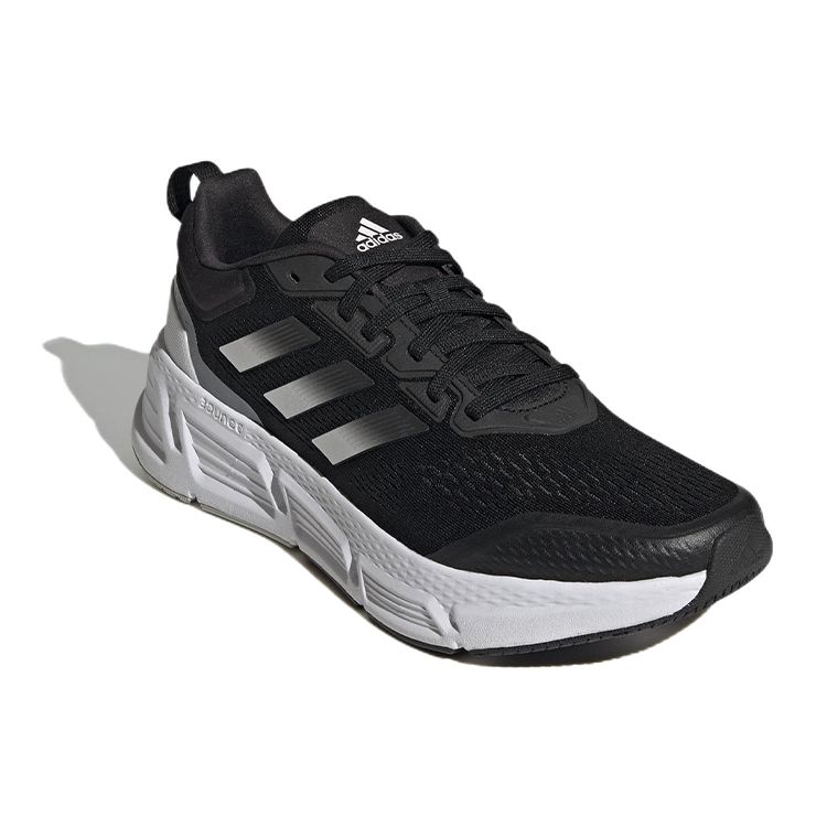 Adidas Questar Svart Hvit Grå Herre Sneakers Core-Black Cloud-White Grey-Two GY2259