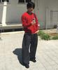 INTEMPOMOOD V-Neck Shaggy Dog Soft Wool Knit: 5 Colors
